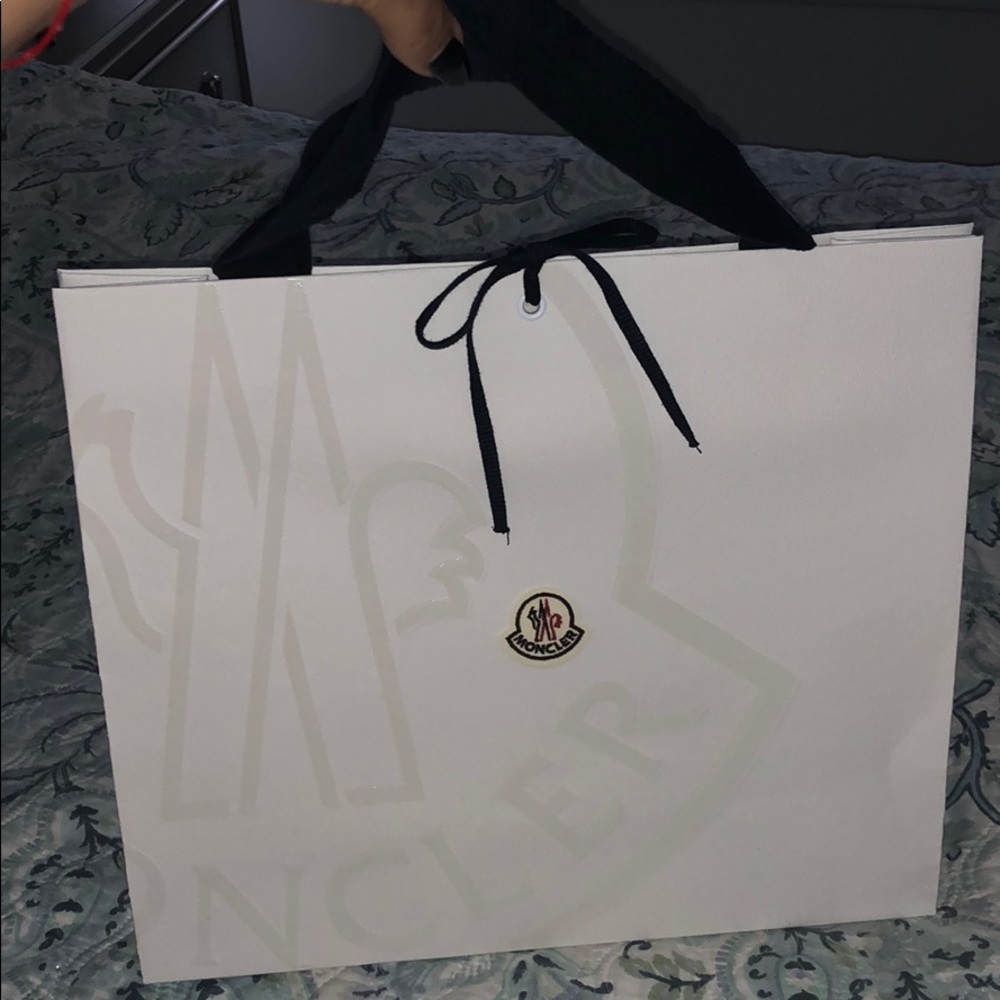 Moncler shopping bag